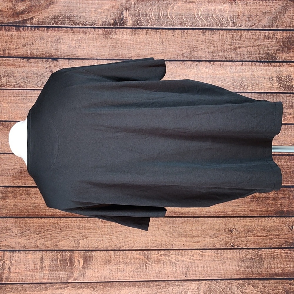 NWOT Relax Black Pima Cotton Blue Sailfish Stitched Pocket T Shirt - Picture 3 of 9